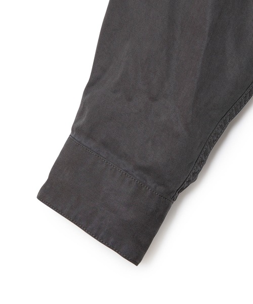 MADEMOISELLE ROPE'（マドモアゼル ロペ）の「<春まで使える>【セットアップ対応】フィブリルミリタリーシャツ（シャツ/ブラウス・レディース・スミクロ/カーキ・38）」の17枚目の写真