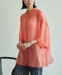 VACANCY | シャイニーシアーハーフスリーブシャツ(シャツ/ブラウス)