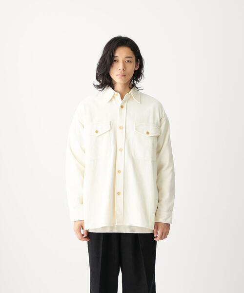 CITEN(シテン)の「<CITEN(シテン)>コーデュロイ CPOシャツ(シャツ/ブラウス・メンズ・グレー/ナチュラル・M/L)」の14枚目の写真