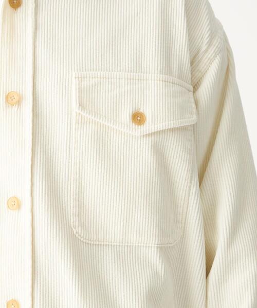 CITEN(シテン)の「<CITEN(シテン)>コーデュロイ CPOシャツ(シャツ/ブラウス・メンズ・グレー/ナチュラル・M/L)」の9枚目の写真