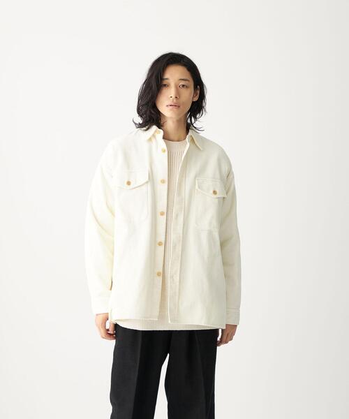 CITEN(シテン)の「<CITEN(シテン)>コーデュロイ CPOシャツ(シャツ/ブラウス・メンズ・グレー/ナチュラル・M/L)」の7枚目の写真