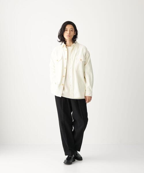 CITEN(シテン)の「<CITEN(シテン)>コーデュロイ CPOシャツ(シャツ/ブラウス・メンズ・グレー/ナチュラル・M/L)」の5枚目の写真