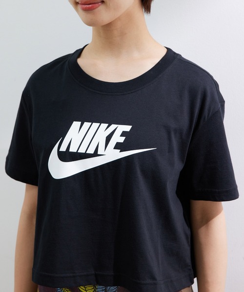 NIKE Tシャツ＆ショーツセット S 黒 NIKE ナイキ（NIKE）（レディース）Tシャツ 半袖 スポーツウェア