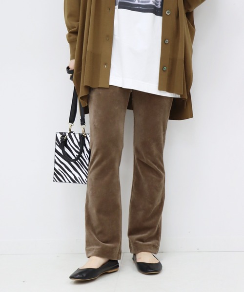 JOURNAL STANDARD（ジャーナルスタンダード）の「ニットコールパンツ◆（その他パンツ・レディース・ブラック/ベージュ/グレー・38/36）」の3枚目の写真