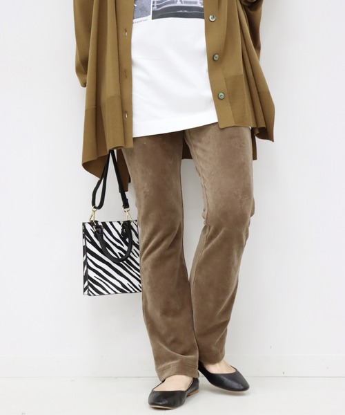 JOURNAL STANDARD（ジャーナルスタンダード）の「ニットコールパンツ◆（その他パンツ・レディース・ブラック/ベージュ/グレー・38/36）」の21枚目の写真