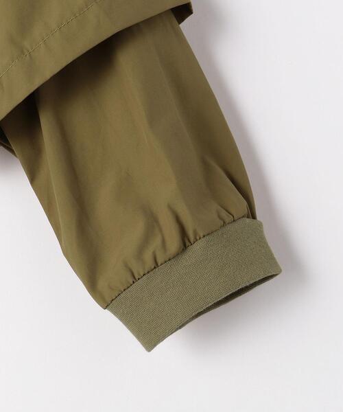 green label relaxing（グリーンレーベルリラクシング）の「TJ タッサー コーチジャケット 100cm-130cm －ウォッシャブル－（その他アウター・キッズ・ブラック/オリーブ・110cm/120cm/130cm）」の13枚目の写真