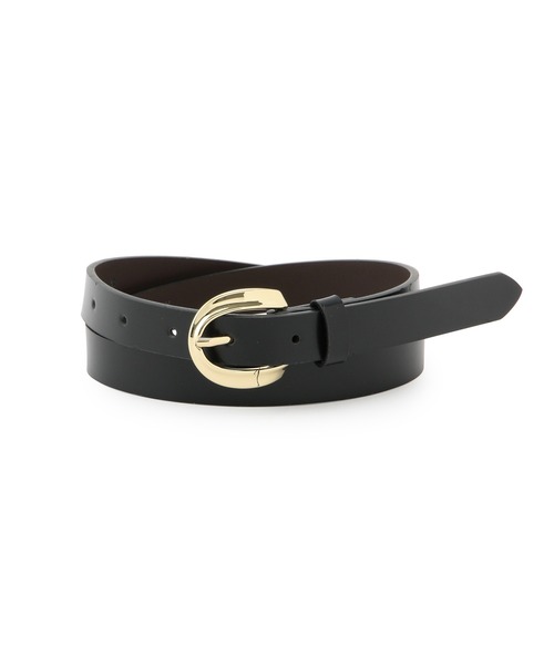 ROPE' PICNIC（ロペピクニック）の「20mm幅カーブバックルスムースベルト（ベルト・レディース・ブラック/ライトグレー/ダークブラウン/ベージュ・FREE）」の2枚目の写真