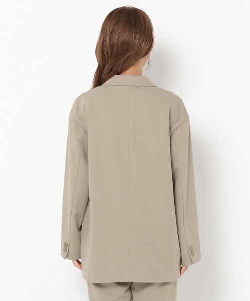 mysty woman(ミスティウーマン)の「アソートWテーラージャケット 219400(テーラードジャケット・レディース・グレー/ブラウン/ブラウン系その他・FREE)」の9枚目の写真