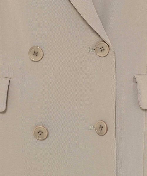 mysty woman(ミスティウーマン)の「アソートWテーラージャケット 219400(テーラードジャケット・レディース・グレー/ブラウン/ブラウン系その他・FREE)」の13枚目の写真