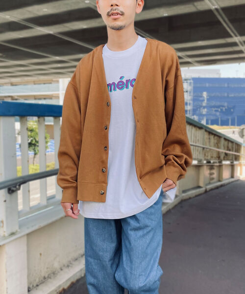 MILLER（ミラー）の「【Miller/ミラー】GLOSTER別注 マックスウェイト ワッフルカーディガン（カーディガン/ボレロ・メンズ・ブラック/ミント/パープル/キャメル・MEDIUM/LARGE）」の10枚目の写真