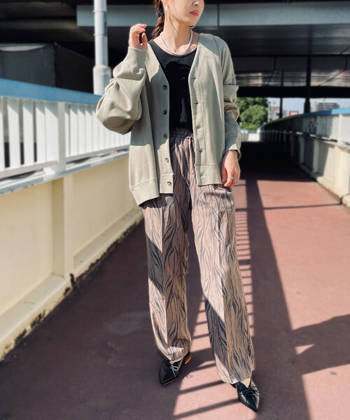 MILLER（ミラー）の「【Miller/ミラー】GLOSTER別注 マックスウェイト ワッフルカーディガン（カーディガン/ボレロ・メンズ・ブラック/ミント/パープル/キャメル・MEDIUM/LARGE）」の14枚目の写真