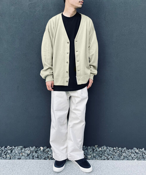 MILLER（ミラー）の「【Miller/ミラー】GLOSTER別注 マックスウェイト ワッフルカーディガン（カーディガン/ボレロ・メンズ・ブラック/ミント/パープル/キャメル・MEDIUM/LARGE）」の16枚目の写真