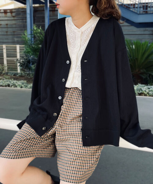 MILLER（ミラー）の「【Miller/ミラー】GLOSTER別注 マックスウェイト ワッフルカーディガン（カーディガン/ボレロ・メンズ・ブラック/ミント/パープル/キャメル・MEDIUM/LARGE）」の21枚目の写真