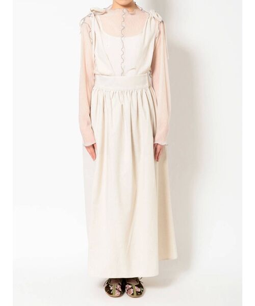 merry jenny（メリージェニー）の「アシメリボンリネンスカート（スカート・レディース・ブラック/ブラウン/アイボリー・FREE）」の15枚目の写真