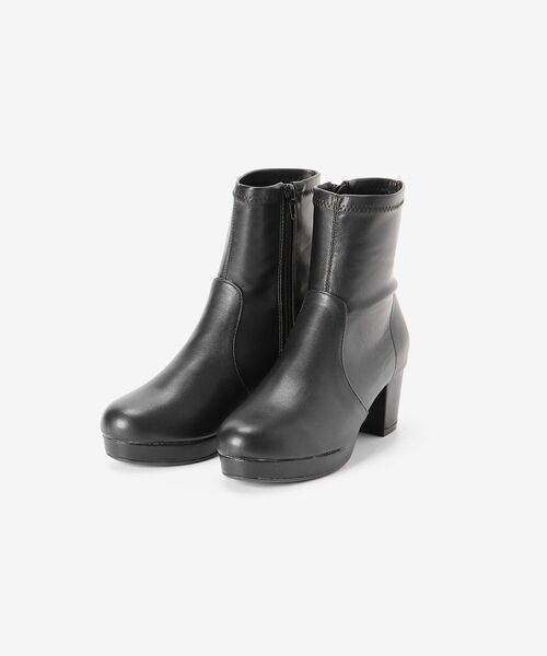 MAJESTIC LEGON（マジェスティックレゴン）の「レディヒールストレッチブーツ（ブーツ・レディース・ブラック/ブラウン/アイボリー/グレイッシュベージュ・SMALL/MEDIUM/LARGE/X-LARGE）」の14枚目の写真