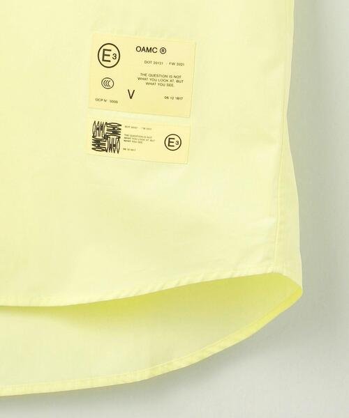 OAMC（オーエーエムシー）の「＜OAMC(オーエーエムシー)＞ MARK SHIRT/シャツ■■■（シャツ/ブラウス・メンズ・イエロー/ブラック・S/M/XS）」の5枚目の写真