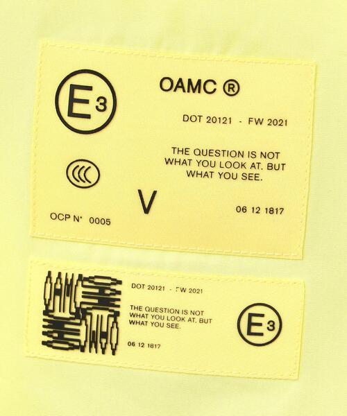 OAMC（オーエーエムシー）の「＜OAMC(オーエーエムシー)＞ MARK SHIRT/シャツ■■■（シャツ/ブラウス・メンズ・イエロー/ブラック・S/M/XS）」の6枚目の写真