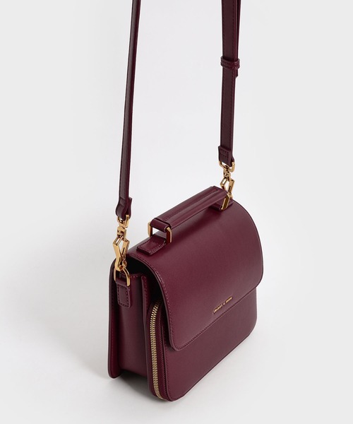   リブ編み トップハンドル ショルダー クロスボディ kate spade new york｜フィービー ミニ トップ ハンドル クロス