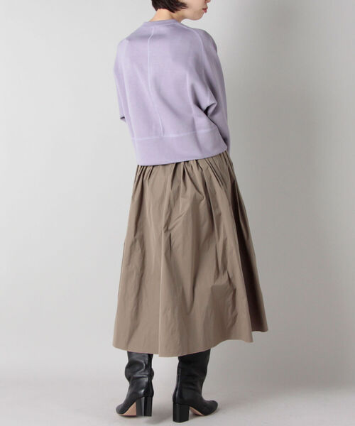 NOLLEY’S（ノーリーズ）の「リブアブルフェイスドット釦カーディガン（カーディガン/ボレロ・レディース・アイボリー/ラベンダー/ネイビー・38）」の19枚目の写真