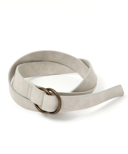 niko and...（ニコアンド）の「オリジナルダブルリングベルト（ベルト・レディース・ブラック/モカ/オフホワイト/ブラウン・0）」の3枚目の写真