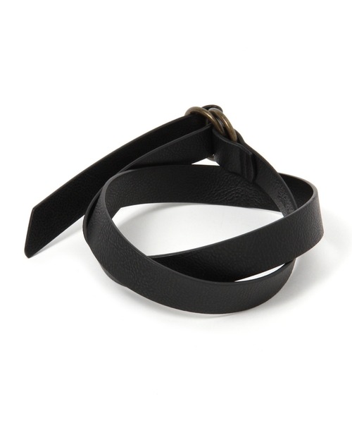 niko and...（ニコアンド）の「オリジナルダブルリングベルト（ベルト・レディース・ブラック/モカ/オフホワイト/ブラウン・0）」の5枚目の写真