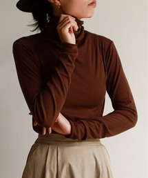 feepur | ストレッチハイネックカットソー(Tシャツ/カットソー)