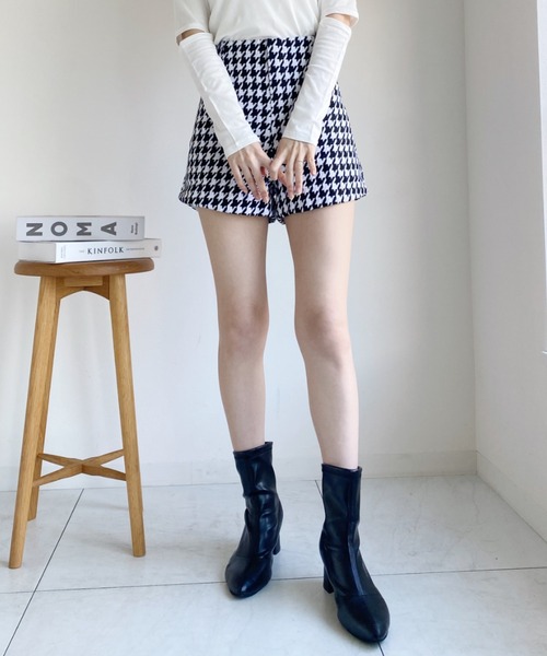 Loueme（ルエム）の「千鳥柄ハイウエストパンツ（スカート・レディース・その他1・M）」の8枚目の写真