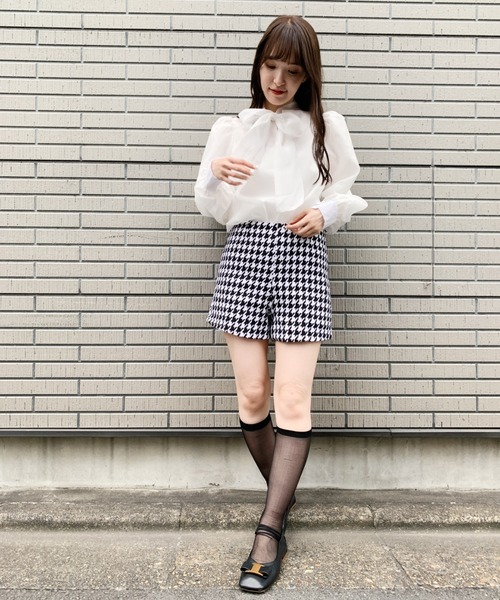 Loueme（ルエム）の「千鳥柄ハイウエストパンツ（スカート・レディース・その他1・M）」の12枚目の写真