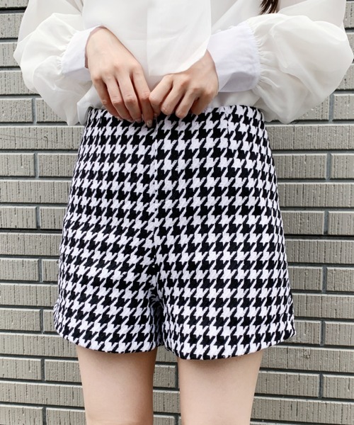 Loueme（ルエム）の「千鳥柄ハイウエストパンツ（スカート・レディース・その他1・M）」の10枚目の写真