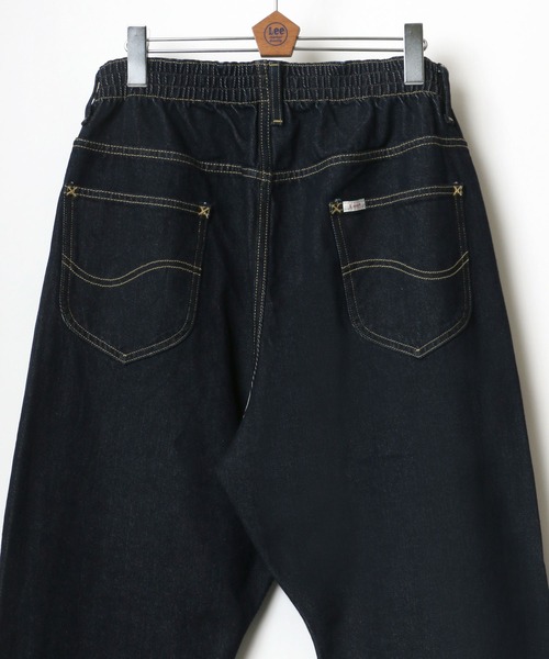 Lee（リー）の「Lee/リー LEE LITE EASY WIDE TAPERED/イージーワイドテーパードパンツ/シェフパンツ（デニムパンツ・メンズ・ブラック/インディゴブルー/アイボリー/ライトインディゴブルー/ワンウォッシュ・S/M/L/XL）」の5枚目の写真