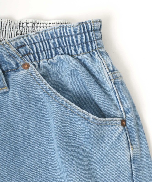 Lee（リー）の「Lee/リー LEE LITE EASY WIDE TAPERED/イージーワイドテーパードパンツ/シェフパンツ（デニムパンツ・メンズ・ブラック/インディゴブルー/アイボリー/ライトインディゴブルー/ワンウォッシュ・S/M/L/XL）」の10枚目の写真