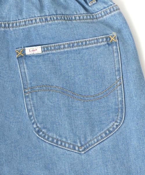 Lee（リー）の「Lee/リー LEE LITE EASY WIDE TAPERED/イージーワイドテーパードパンツ/シェフパンツ（デニムパンツ・メンズ・ブラック/インディゴブルー/アイボリー/ライトインディゴブルー/ワンウォッシュ・S/M/L/XL）」の8枚目の写真