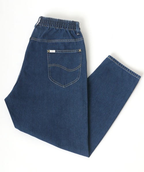 Lee（リー）の「Lee/リー LEE LITE EASY WIDE TAPERED/イージーワイドテーパードパンツ/シェフパンツ（デニムパンツ・メンズ・ブラック/インディゴブルー/アイボリー/ライトインディゴブルー/ワンウォッシュ・S/M/L/XL）」の14枚目の写真