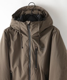 【OUTDOOR PRODUCTS/アウトドアプロダクツ】撥水防風ストレッチ耐水圧10000mm中綿フードジャケット ワンポイントブランドロゴ