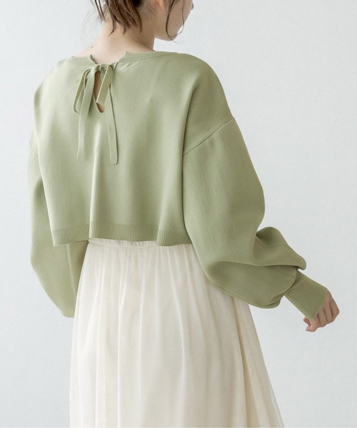 OLIVE des OLIVE（オリーブデオリーブ）の「ニット×チュールキャミset/キャミワンピース（ワンピース・レディース・ブラウン/ライトグレー/ミント/ピンク・FREE）」の15枚目の写真