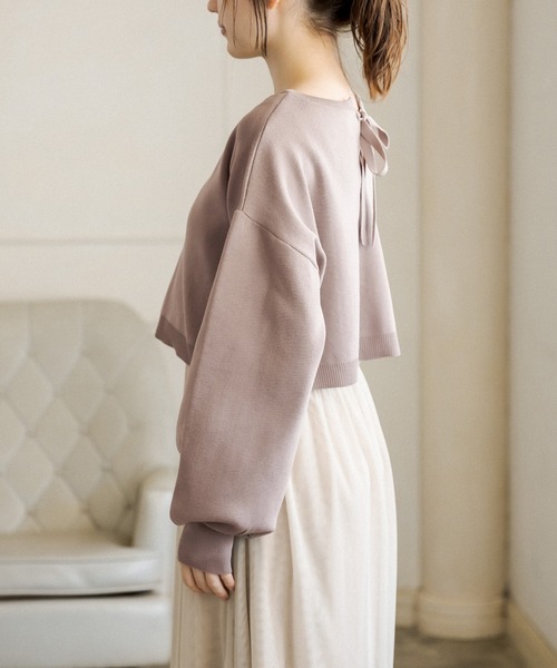 OLIVE des OLIVE（オリーブデオリーブ）の「ニット×チュールキャミset/キャミワンピース（ワンピース・レディース・ブラウン/ライトグレー/ミント/ピンク・FREE）」の13枚目の写真