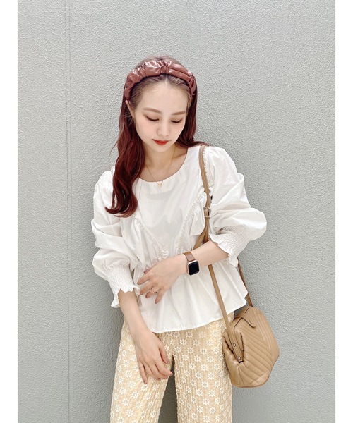 JUMELLE（ジュメロ）の「パールブラウス（シャツ/ブラウス・レディース・ホワイト・FREE）」の6枚目の写真