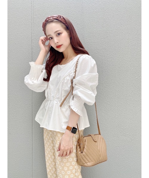 JUMELLE（ジュメロ）の「パールブラウス（シャツ/ブラウス・レディース・ホワイト・FREE）」の13枚目の写真