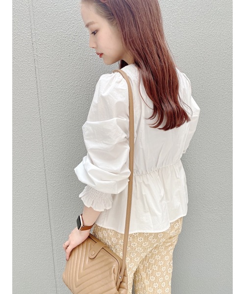 JUMELLE（ジュメロ）の「パールブラウス（シャツ/ブラウス・レディース・ホワイト・FREE）」の3枚目の写真