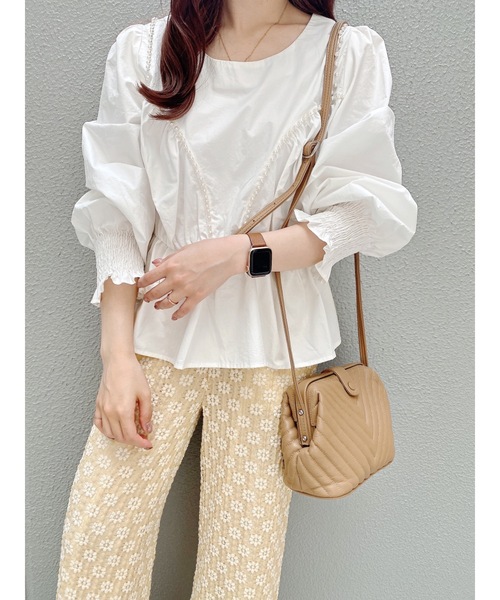 JUMELLE（ジュメロ）の「パールブラウス（シャツ/ブラウス・レディース・ホワイト・FREE）」の2枚目の写真