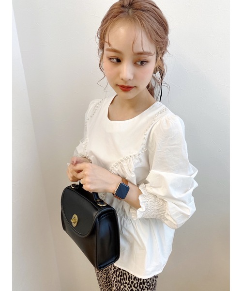 JUMELLE（ジュメロ）の「パールブラウス（シャツ/ブラウス・レディース・ホワイト・FREE）」の8枚目の写真