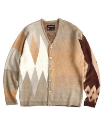 TOWNCRAFT / タウンクラフト SHAGGY JACQUARD CARDIGAN