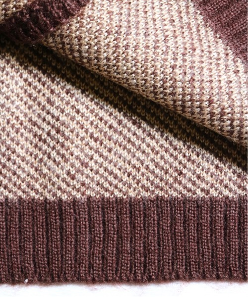 TOWNCRAFT(タウンクラフト)の「TOWNCRAFT / タウンクラフト SHAGGY JACQUARD CARDIGAN(カーディガン/ボレロ・メンズ・ベージュ/ネイビー/ブラウン/マルチ/その他1/ブラウン系その他/ストライプ/ブラック系その他・SMALL/MEDIUM/LARGE/X-SMALL)」の19枚目の写真