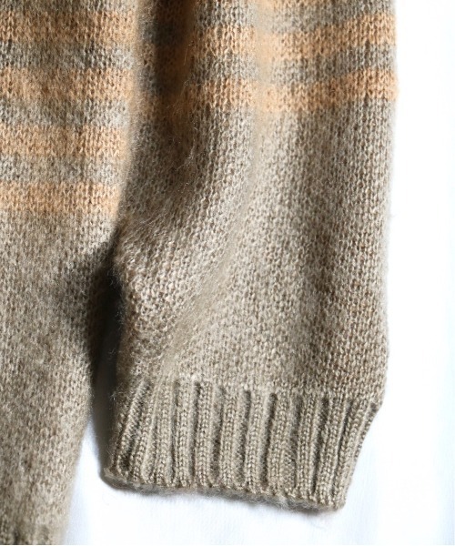 TOWNCRAFT(タウンクラフト)の「TOWNCRAFT / タウンクラフト SHAGGY JACQUARD CARDIGAN(カーディガン/ボレロ・メンズ・ベージュ/ネイビー/ブラウン/マルチ/その他1/ブラウン系その他/ストライプ/ブラック系その他・SMALL/MEDIUM/LARGE/X-SMALL)」の9枚目の写真