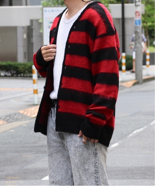 TOWNCRAFT(タウンクラフト)の「TOWNCRAFT / タウンクラフト SHAGGY JACQUARD CARDIGAN(カーディガン/ボレロ・メンズ・ベージュ/ネイビー/ブラウン/マルチ/その他1/ブラウン系その他/ストライプ/ブラック系その他・SMALL/MEDIUM/LARGE/X-SMALL)」の16枚目の写真