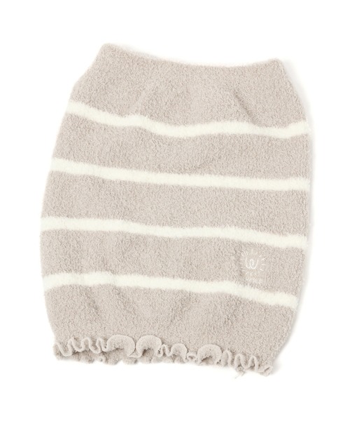 LAKOLE（ラコレ）の「ボーダー柄ニットボディウォーマー / 216587（その他ルームウェア・レディース・ベージュ/ピンク/グリーン/チャコール・FREE）」の3枚目の写真