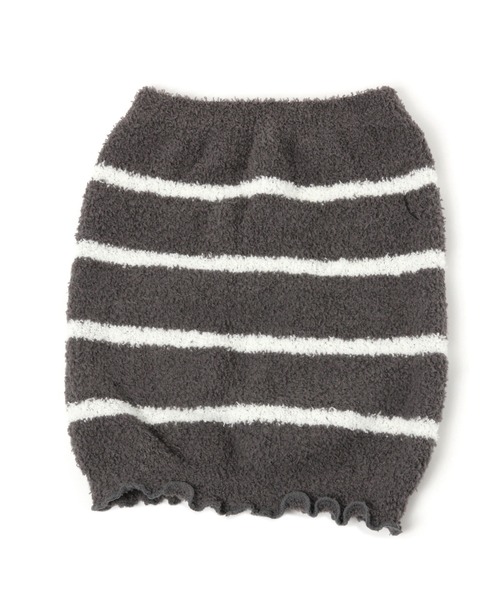 LAKOLE（ラコレ）の「ボーダー柄ニットボディウォーマー / 216587（その他ルームウェア・レディース・ベージュ/ピンク/グリーン/チャコール・FREE）」の10枚目の写真