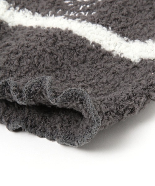 LAKOLE（ラコレ）の「ボーダー柄ニットボディウォーマー / 216587（その他ルームウェア・レディース・ベージュ/ピンク/グリーン/チャコール・FREE）」の8枚目の写真