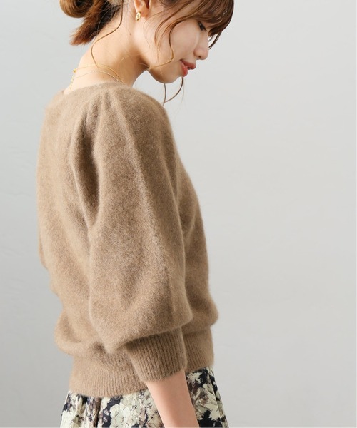 La TOTALITE（ラトータリテ）の「ラクーンプルオーバー◆（ニット/セーター・レディース・ネイビー/ブラウン・FREE）」の18枚目の写真