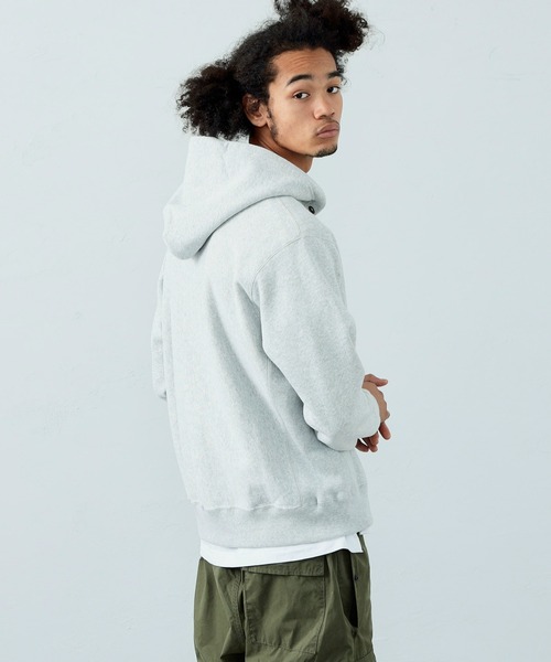 Alpha Industries（アルファインダストリーズ）の「ヴィンテージスウェットジップパーカー（パーカー・メンズ・ブラック/ヘザーグレー/ネイビー・MEDIUM/LARGE/X-LARGE）」の10枚目の写真